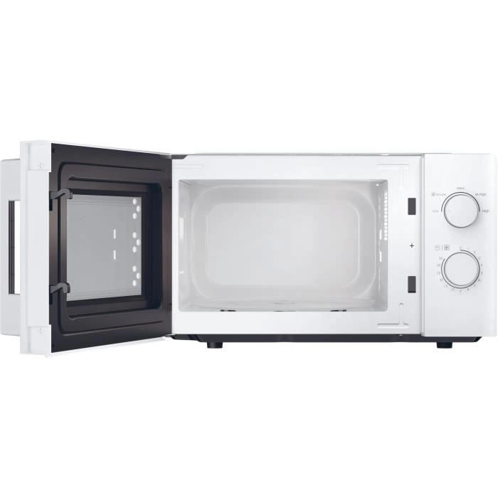 CMW20SMWLI Microonde Mono CANDY Idea - 20 L - MO: 700 W - UI meccanico - 5 livelli di potenza - Bianco