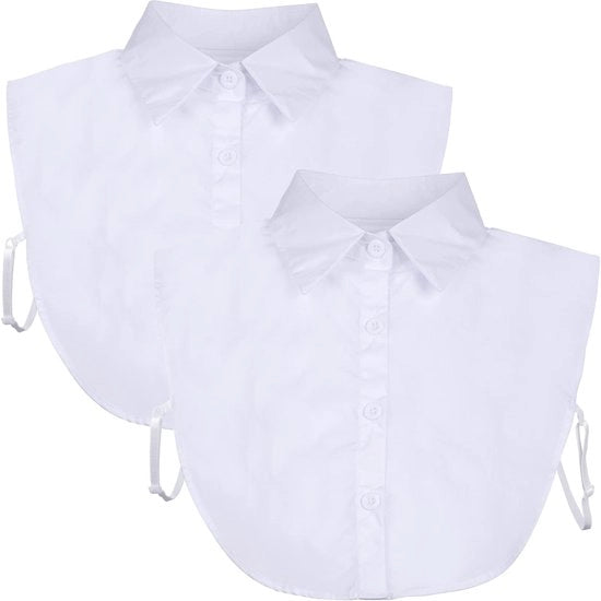 Camicie con Cerniera Removibile - 2 Pezzi - Adatti per Magliette - Respiranti - Facili da Lavarci - Dickey