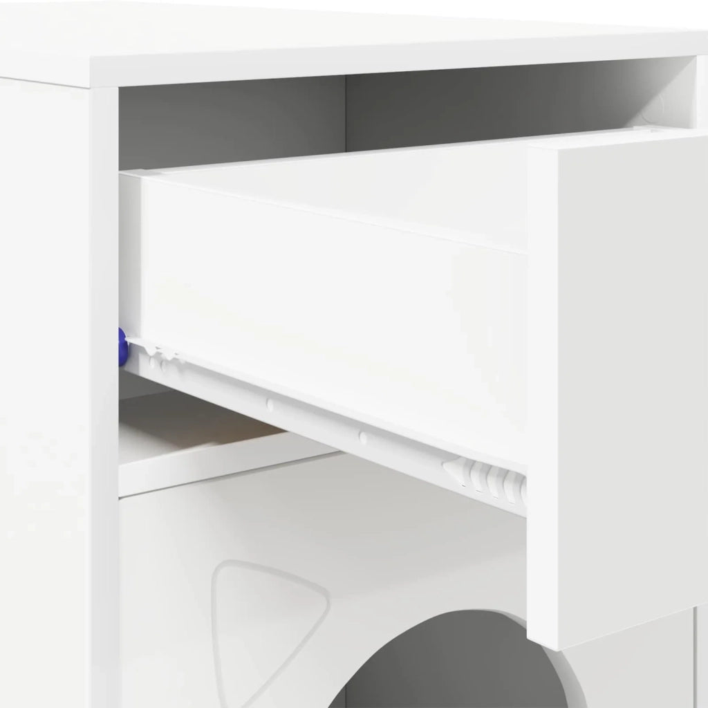 Casa per Gatti Bianco 72 x 42.5 x 70 cm Legno multistrato 8000680