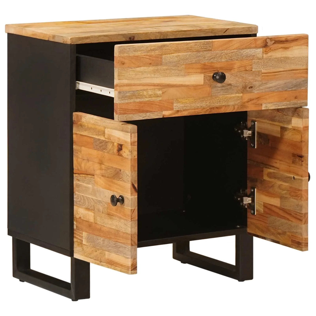 Mobiletto da Letto con cassetto Marrone 50 x 33 x 60 cm 4018307