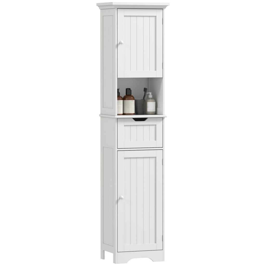 Colonna Bagno con LED ¨C Zephmum ¨C Bianco 40x30x170 cm