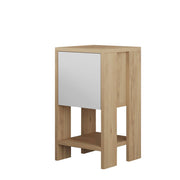 Comodino in legno "Ema" 30 x 30 x 55 cm - Rovere zaffiro