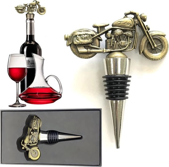 Blocco di Chiusura per Motocicletta - Stop Wino divertente per Vini e Champagne - Regalo Perfetto per il Giorno di San Valentino
