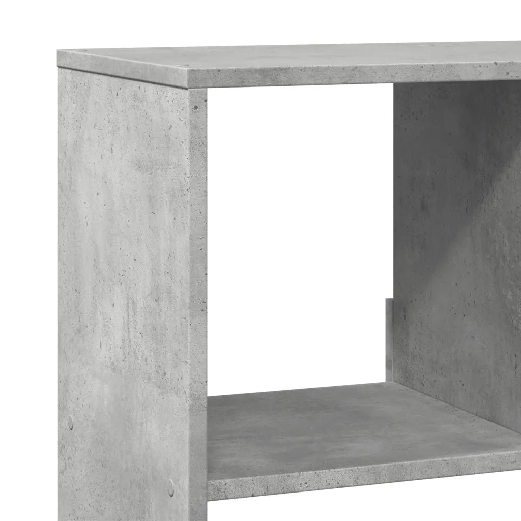 Libreria-Scaffale per Libri-Mobile di Stoccaggio Grigio Cemento 100x33x156,5 cm in Truciolato 952666