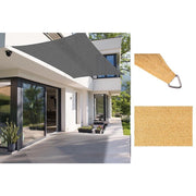 Trade Shop - Tenda Vela Ombreggiante Parasole Da Esterno Terrazze Giardino Patio Rettangolare 3x4 Mt - Beige