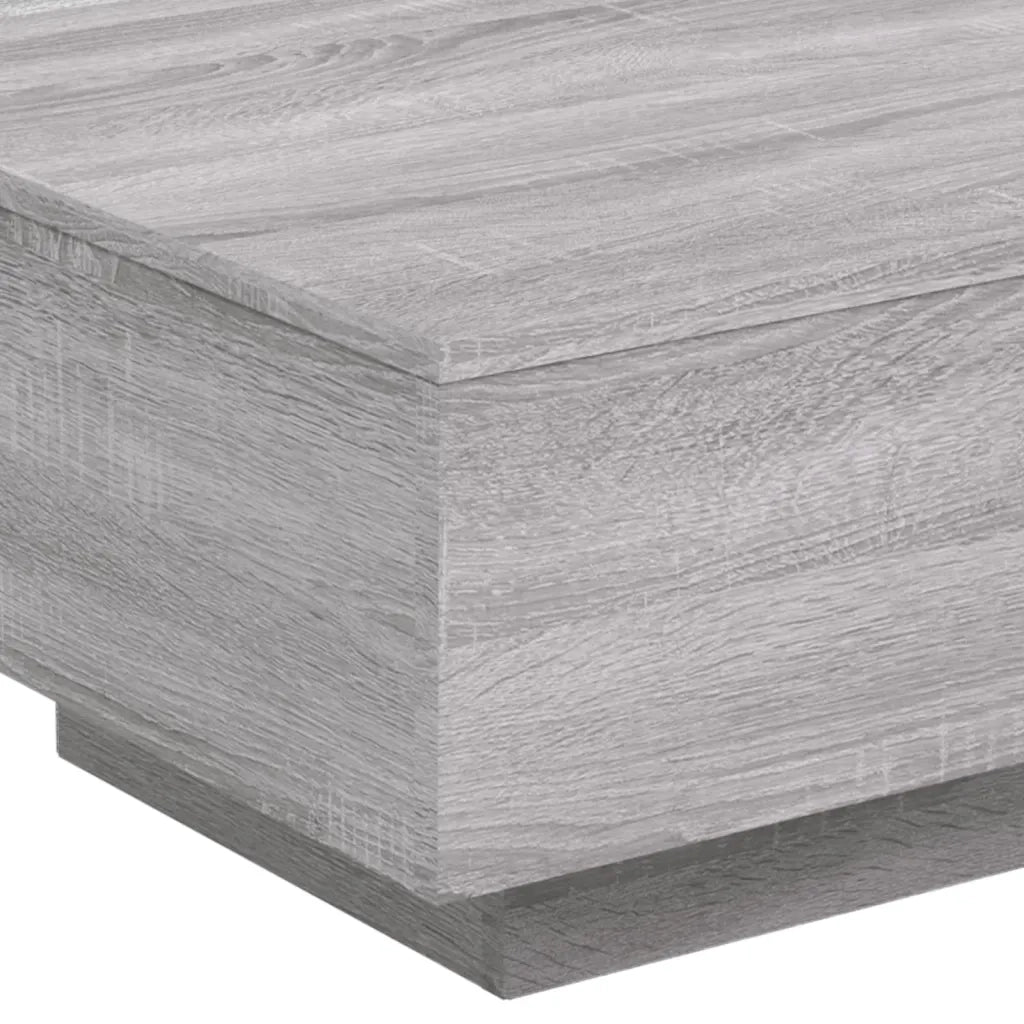 Tavolino da Salotto Grigio Sonoma 55x55x31 cm Legno Multistrato 836572