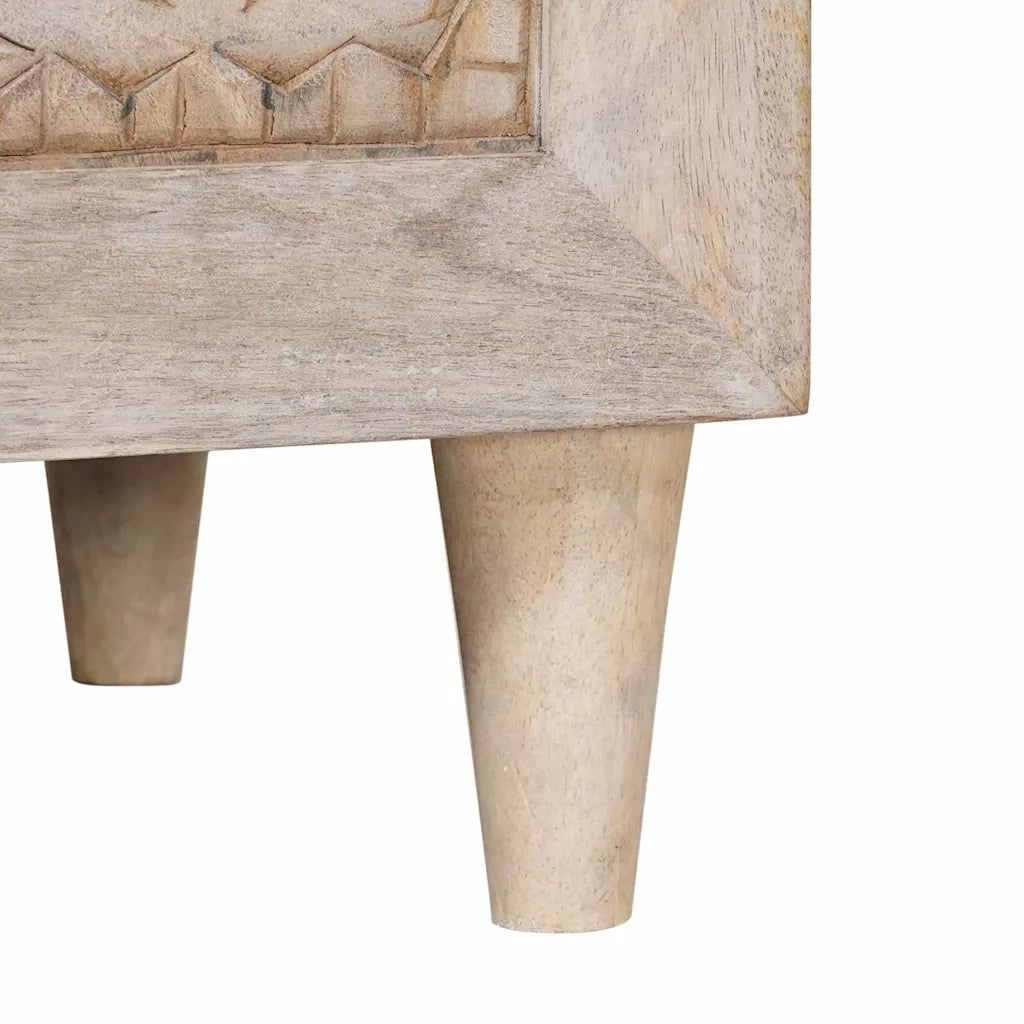 Armadio da Notte Bianco 50 x 33 x 62 cm Legno ingegnerizzato 4018126