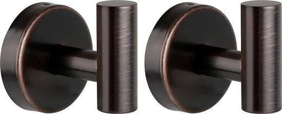 Due asciugamani appesi, per bagno e cucina, asciugamani appesi, asciugamani da bagno, hanger per asciugamani, SUS 304 acciaio inossidabile, fissaggio alla parete, per uso domestico, bagno, ufficio, porta con maniglia in rame antico.