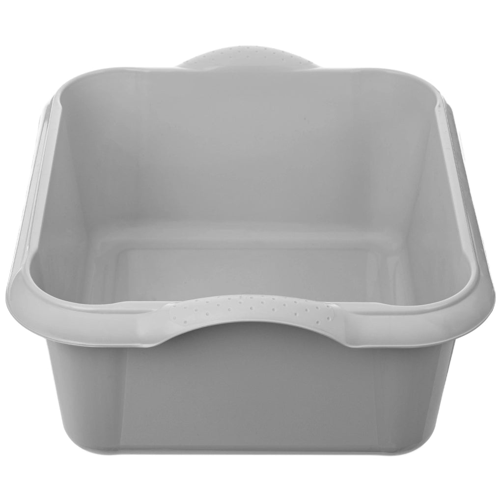 Bacinella per bucato in plastica KADAX da 10 litri, rettangolare, con manici
