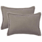 Federa 2 pcs HOUTEN Grigio Chiaro 50 x 75 cm Bouclé 919827