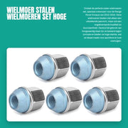 Set di Mostrichini in Acciaio per 5 Pezzi - Adatto per Evoque/Velar/LR2 - Alta Qualità - Resistenza alla Corrosione - Codice OEM LR001381 - Kit di Mostrichini