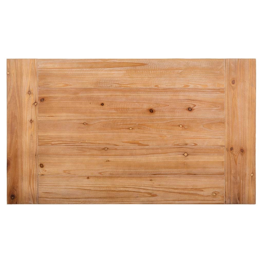 Tavolino in legno intagliato marrone 120x70x50h