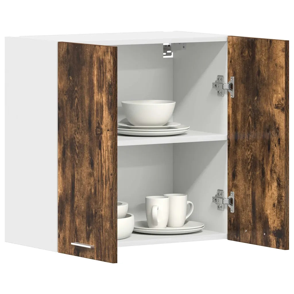 Mobile Pensile Rovere Fumo 60x31x60 cm in Legno Ingegnerizzato cod mxl 66669