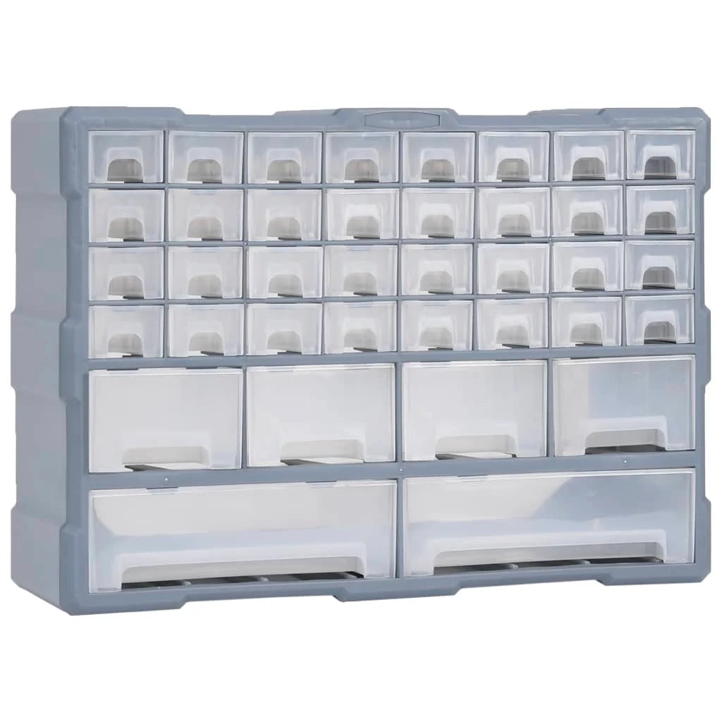 Organizzatore multi-cassetto con 40 cassetti scatola da cucito mobiletto portaoggetti cassetta degli attrezzi unità organizzativa 02_0003258