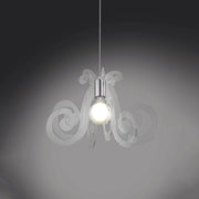 Sospensione Moderna Space Collection Polilux ® Trasp Metallo Cromo E27 D64Cm