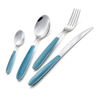 Servizio Set di Posate 24 pezzi in Acciaio Inox Eme Vero Grigio 432