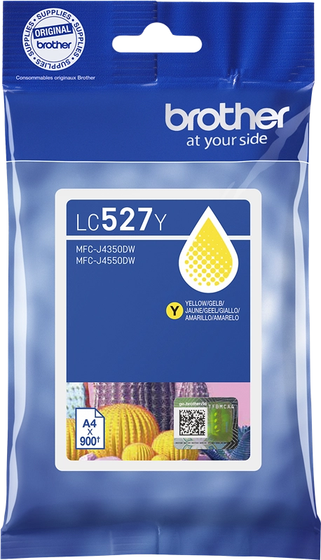 Brother LC527Y cartuccia d'inchiostro 1 pz Originale Giallo