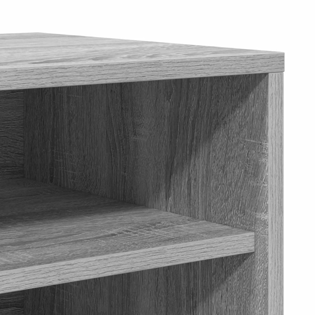 Scarpiera Grigio Sonoma 60x35x70 cm in Legno Multistrato 816015