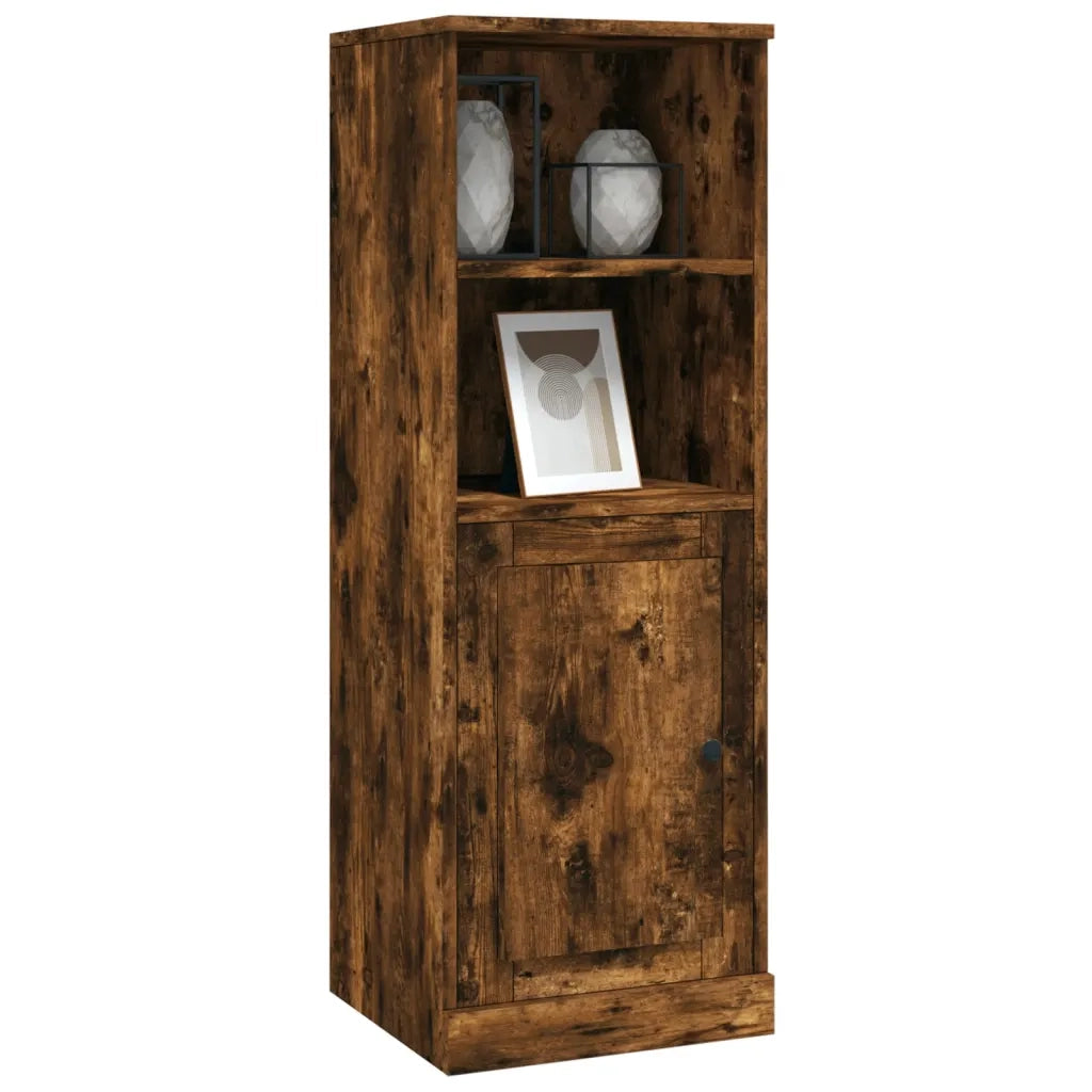 Credenza Rovere Fumo 36x35,5x103,5 cm in Legno Multistrato