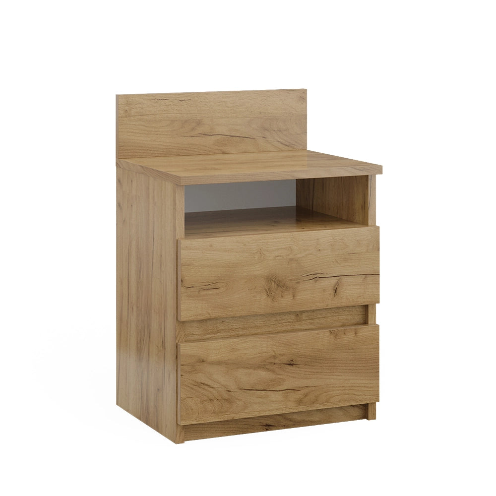 Vicco Comodino camera da letto Quercia dorata 32.3 x 59.1 cm
