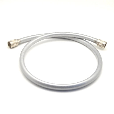 FLESSIBILE DOCCIA ARGENTO METALLIZZATO FC 1/2 X FC 1/2- cm 100- DH- pezzi 1