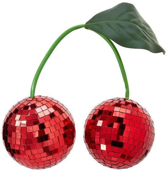 Decorazione da Parete Retro a Specchio in Forma di Candelabra di Vetro - 200 mm di Larghezza