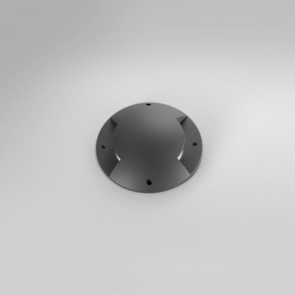 SEGNAPASSI CALPESTABILE LED GROUND ANTRACITE 12W 1460LM CCT3000K / 4000K  2 FASCI DI LUCE IP65 21X5,4CM