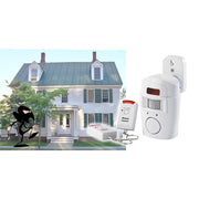 Trade Shop - Allarme Antifurto Con Sensore Sirena 105 Db 2 Telecomandi Casa Ufficio Negozio -