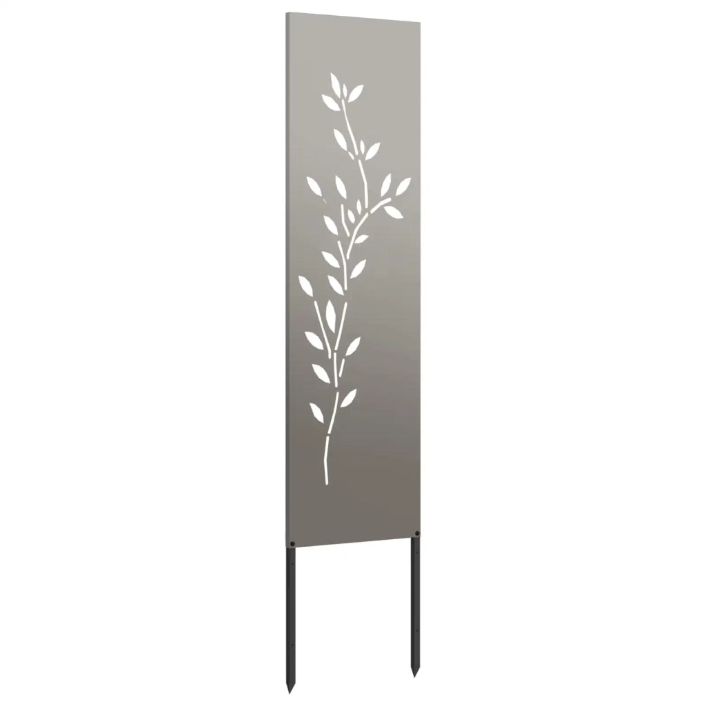 Schermo per privacy in giardino Floreale Ruggine 32 x 140 cm