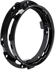 Sostegno lampada anteriore 7 pollici - Lega di alluminio nera - Appoggio circolare - Buona tenuta - Adatto per modelli FLD/Touring - Leggero e duraturo - Sostegno lampada anteriore
