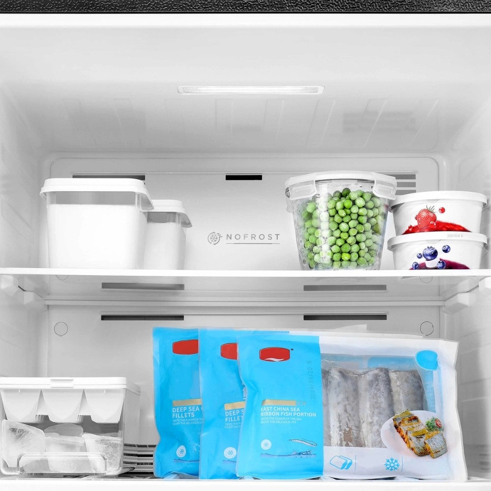 Frigorifero doppia porta Daya DMDP409INPDXE inverter total no frost water dispenser 409 litri inox classe E