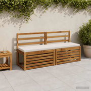 Cuscino per panchina SOEST 100% Poliestere Bianco 948912