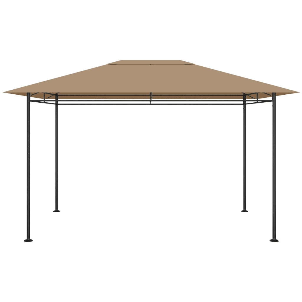 Gazebo 4x3x2,7 m Grigio Talpa 180 g/mÂ² cod mxl 65915