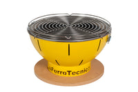 Barbecue a Carbonella Ø41x25 cm Smile in Acciaio Giallo