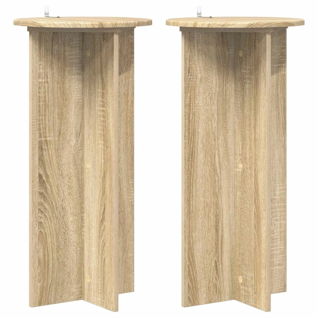 Supporto per piante 2 pcs Rovere Sonoma 40 x 40 x 80 cm 899701