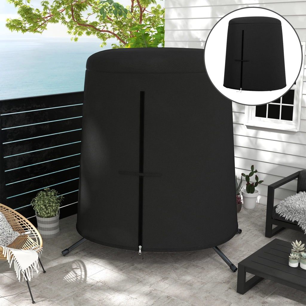 Copri Mobili da Giardino ¨C zephmum ¨C 196x196x230 cm, Nero, Polipropilene