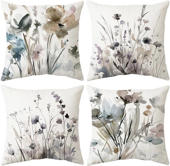 Coprisacco in Pelle di Velluto - Decorativo Coprisacco - Cuscino Coprente - 45 x 45 cm - Per Divano/Camera da Letto - Alta Qualità