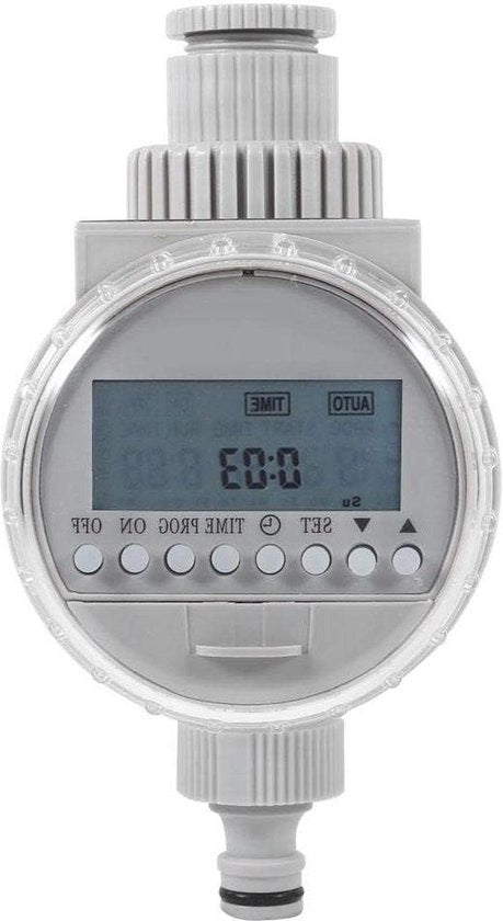 Controller di Irrigazione Fotovoltaico Auto Salvacqua LCD Digitale Timer di Irrigazione per Casa Giardino Accessori di Giardino.