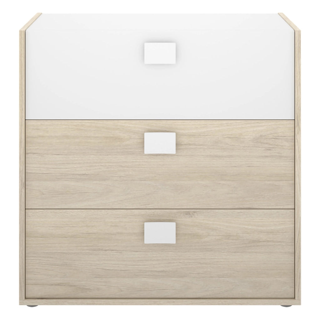 Oakhurst, set Camera da Letto 4 Cassetti, Marrone Rovere