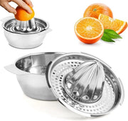 Manuale spremipomodoro in acciaio inossidabile - Diametro 13,8 cm - Resistentente alla lavastoviglie - Qualità professionale - Adatto per arance, pompelmi e limoni
