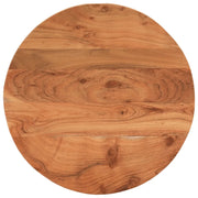 Piano per Tavolo Ã˜60x2,5 cm Rotondo in Legno Massello di Acacia