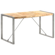 Tavolo da Pranzo 140x70x75 cm in Legno Massello di Mango Grezzo cod mxl 16120