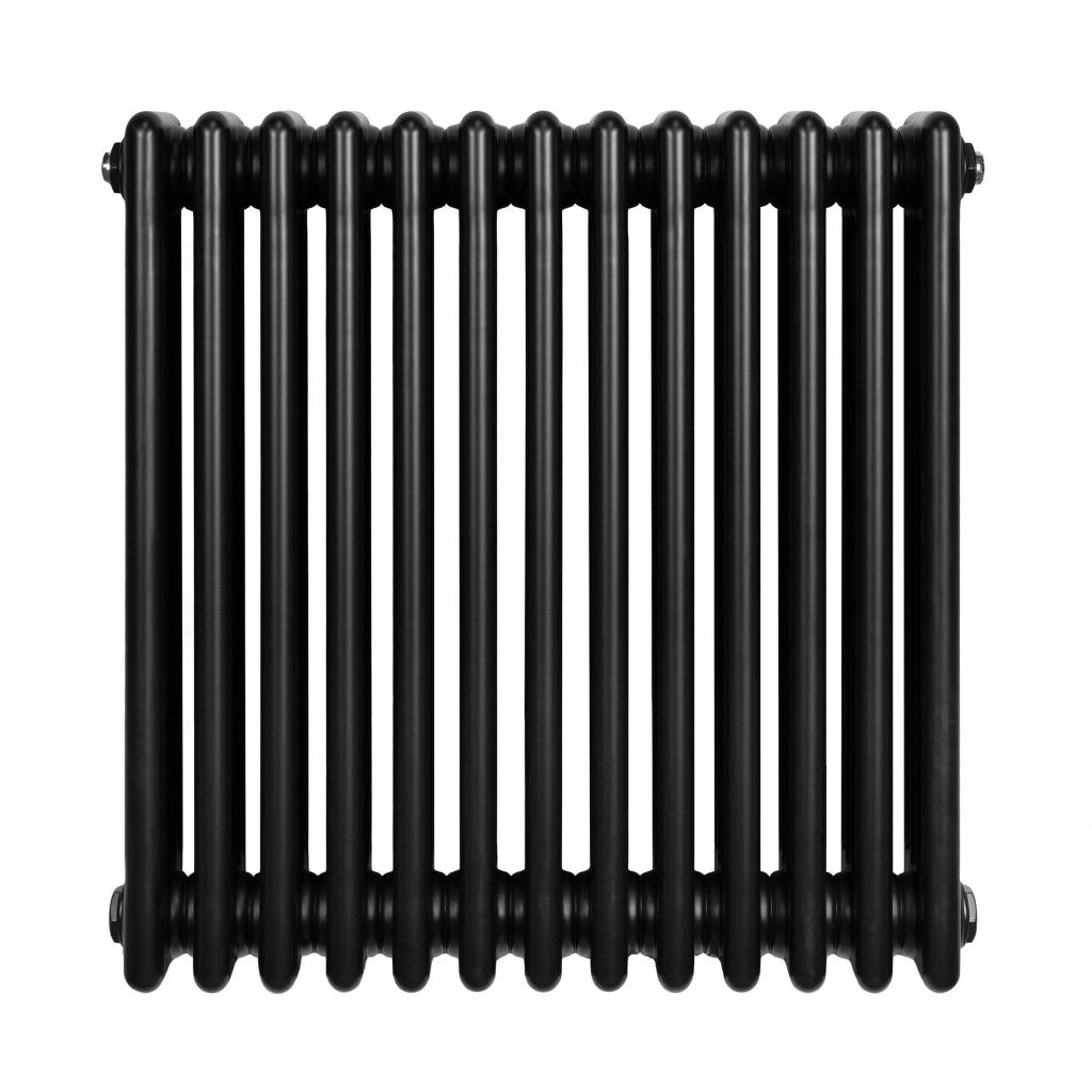 Radiatore Tradizionale 4 Colonne Orizzontale Nero 600 x 605 mm