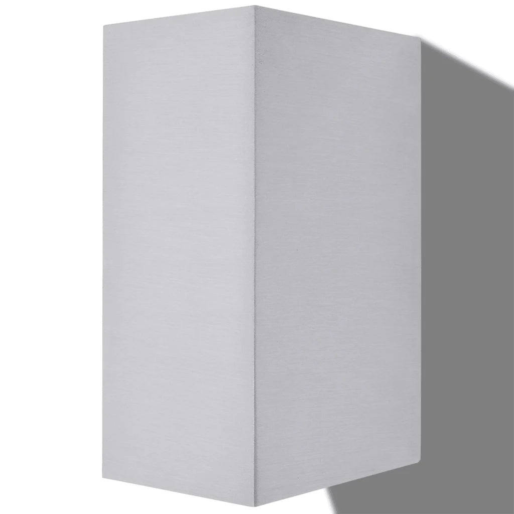 Applique LED da Parete Quadrata 2 pz Proiezione Alto/in Basso 42409
