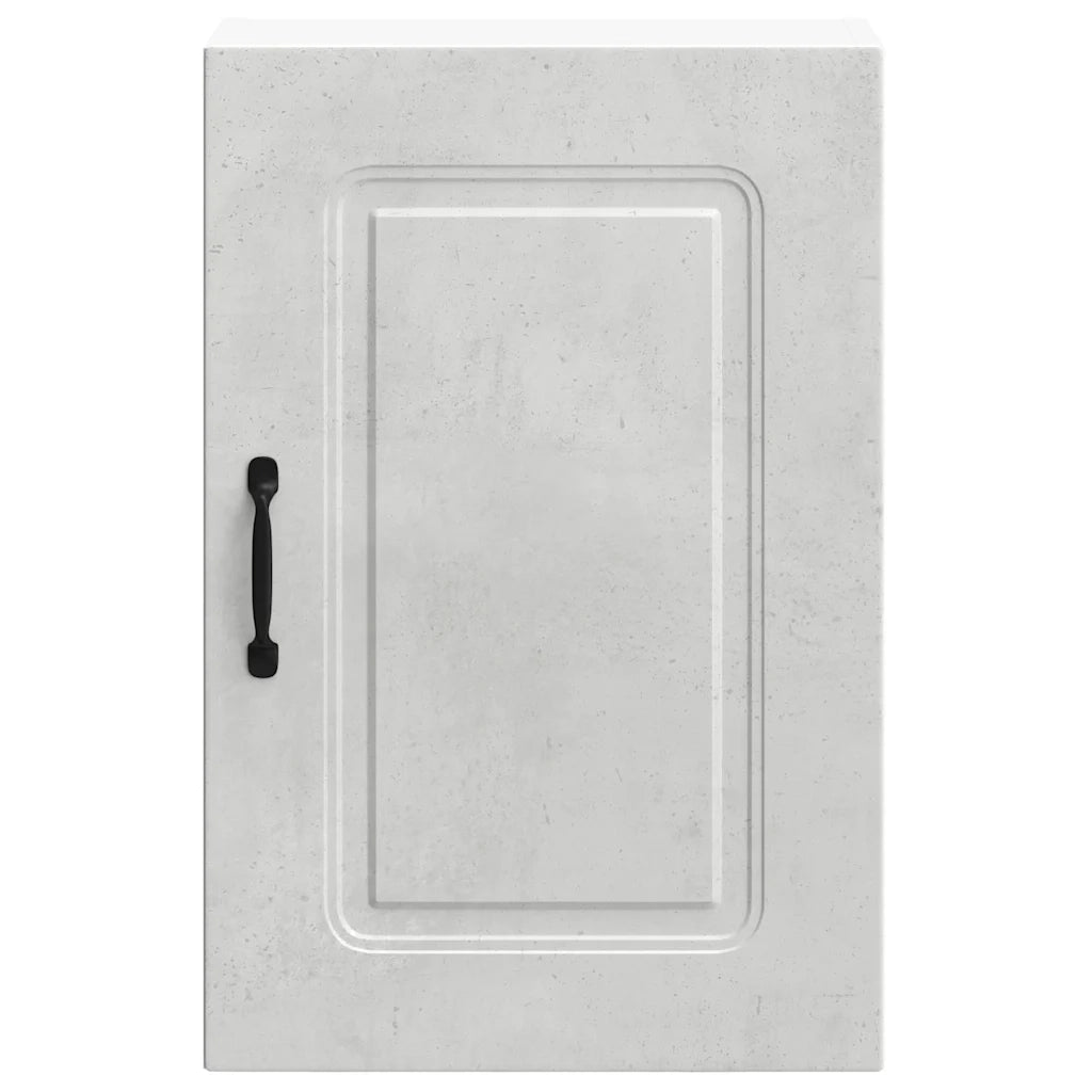 vidaXL Pensile da Cucina Kalmar Grigio Cemento in Legno Multistrato
