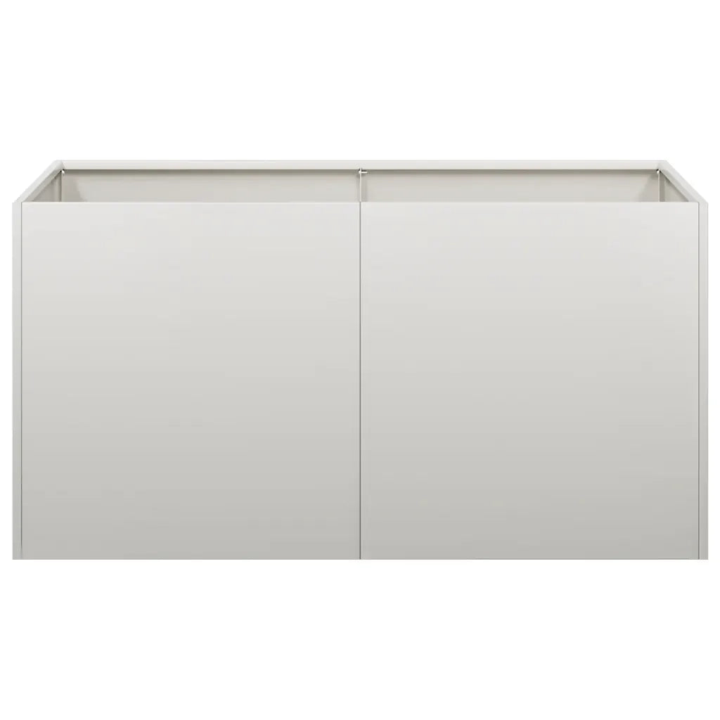 Fioriera 80x40x40 cm in Acciaio Inox