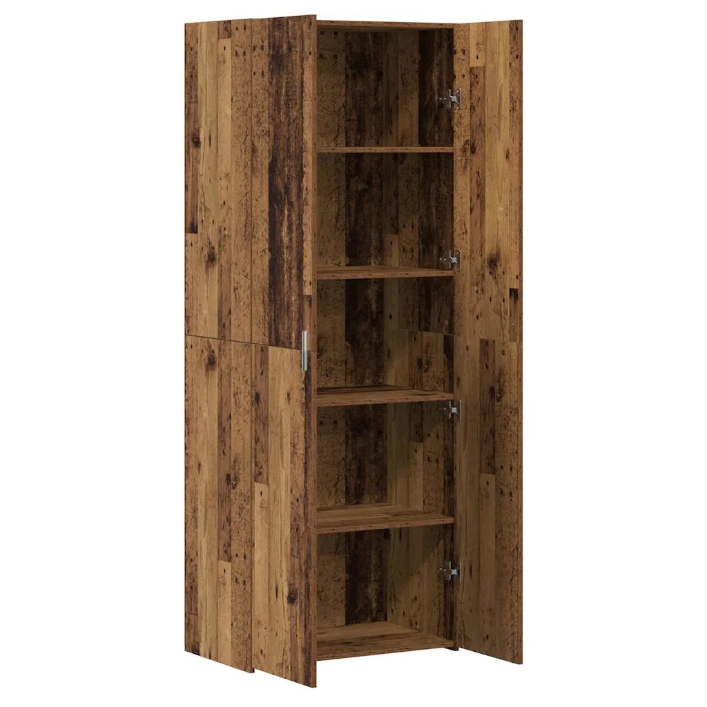 Credenza-Buffet-Armadio da cucina Legno vecchio 70 x 42.5 x 185 cm Legno multistrato