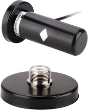 Antenna VHF UHF Dual Band con connettore BNC - Base magnetica per autoradio e scanner