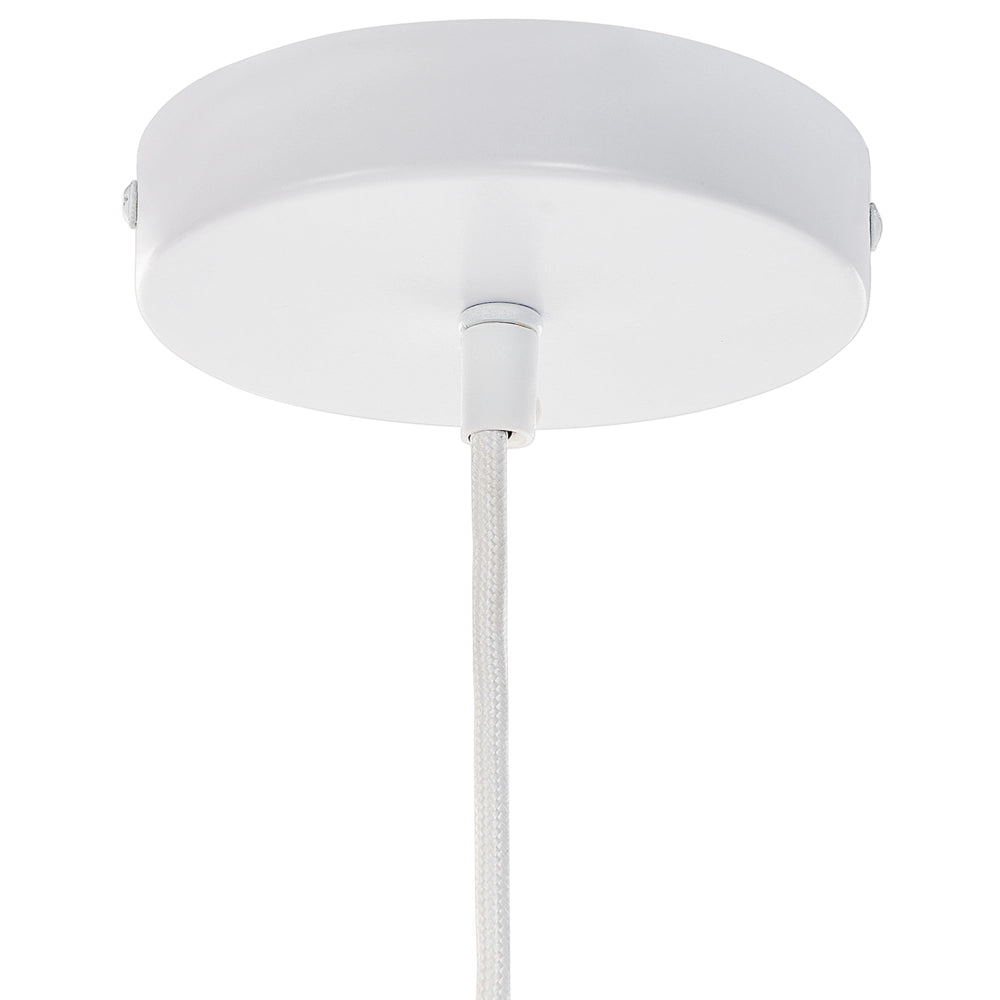Lampada a sospensione in tessuto di poliestere Terylene beige 178 cm illuminazione a sospensione design moderno boho
