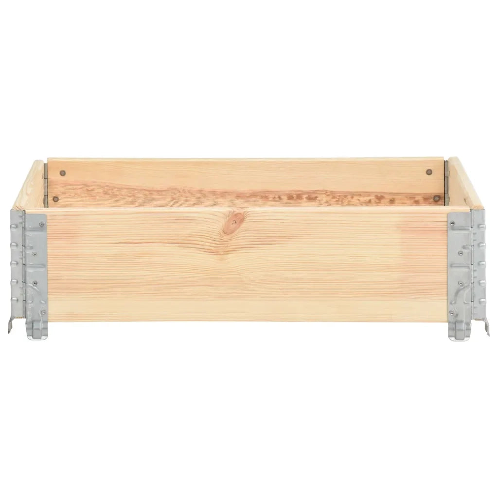 Fioriera | Cassetta per fiori | Vaso Rialzata 60x80 cm in Legno Massello di Pino
